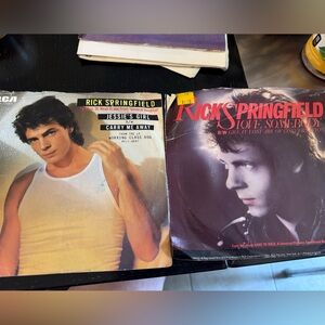 2 Rick Springfield 45 Vinyl in sleeve Jessie’s girl and Love somebody‎ tested